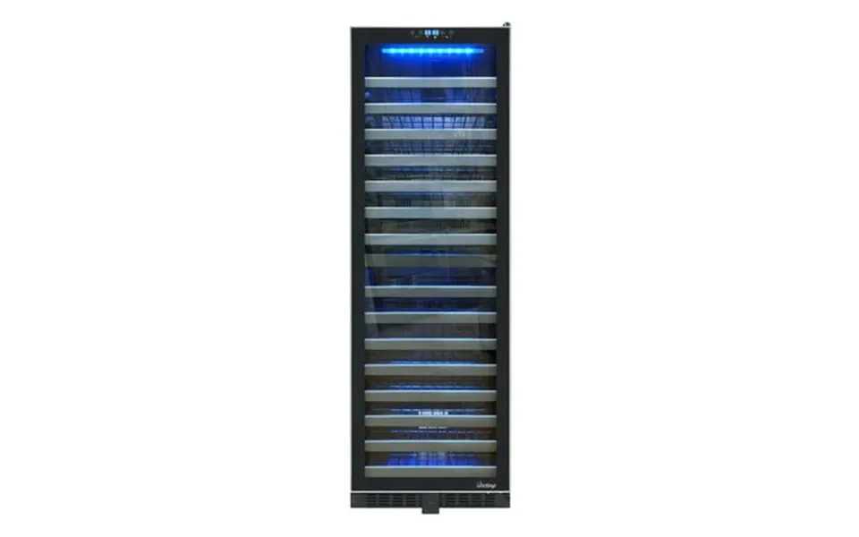142-bottle Dual-zone Wine Cooler With Seamless Glass Door And Stainless Trim
