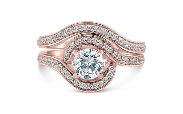 1.50ct Tw Diamond Bridal Set In 10k Rose Gold product image
