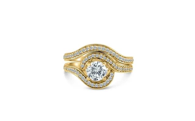 1.50ct Tw Diamond Bridal Set In 10k Yellow Gold product image