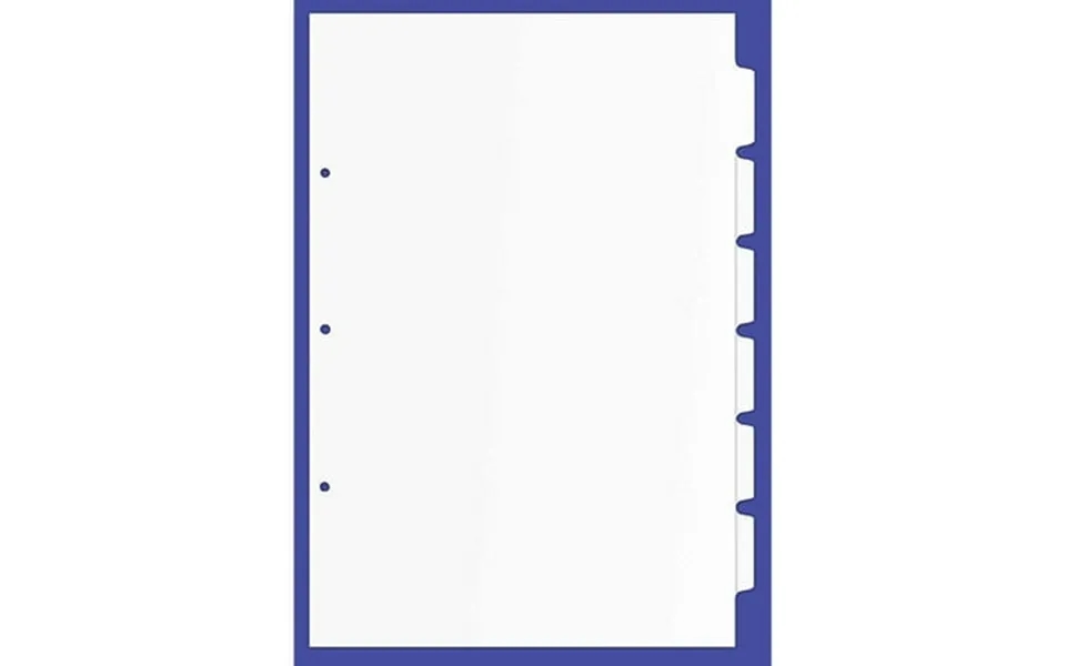 17x11 White 6 Tabbed Dividers 48 Per Package