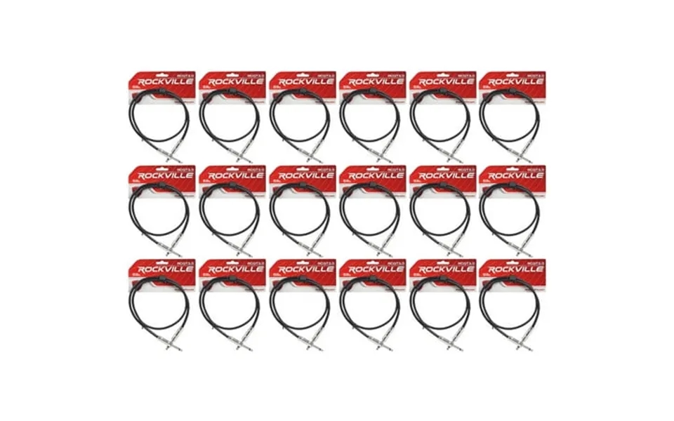 18 Rockville Rcgt3.0b 3 1 4 Ts To 1 4 Ts Guitar Pedal Board Instrument Cable