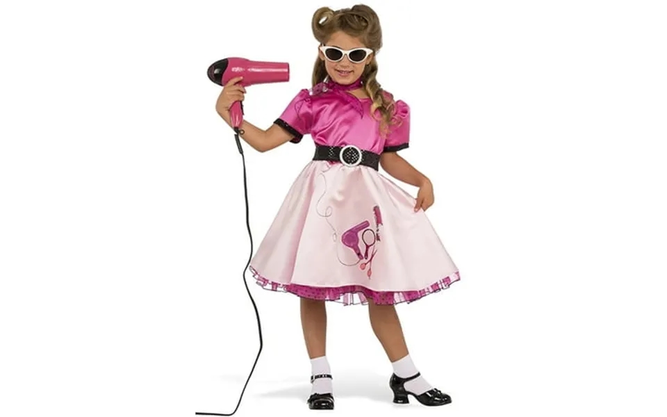 1950 S Beauty School Girl Child Decades Halloween Costume-m