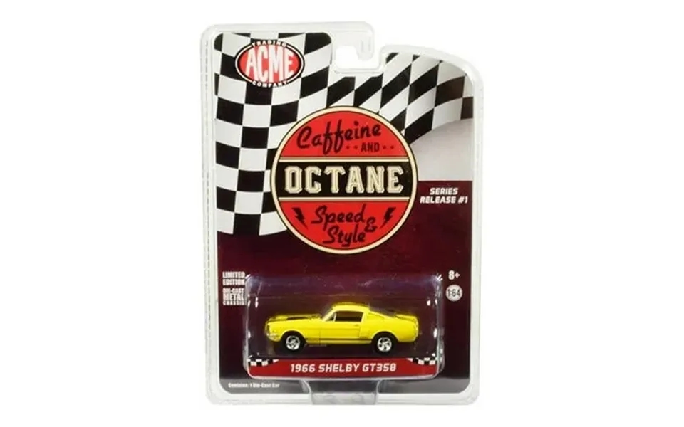 1966 Ford Mustang Shelby Gt350 Yellow With Black Stripes Caffeine And Octane 2017 Tv Show Release 1 In The Series 1 64 D