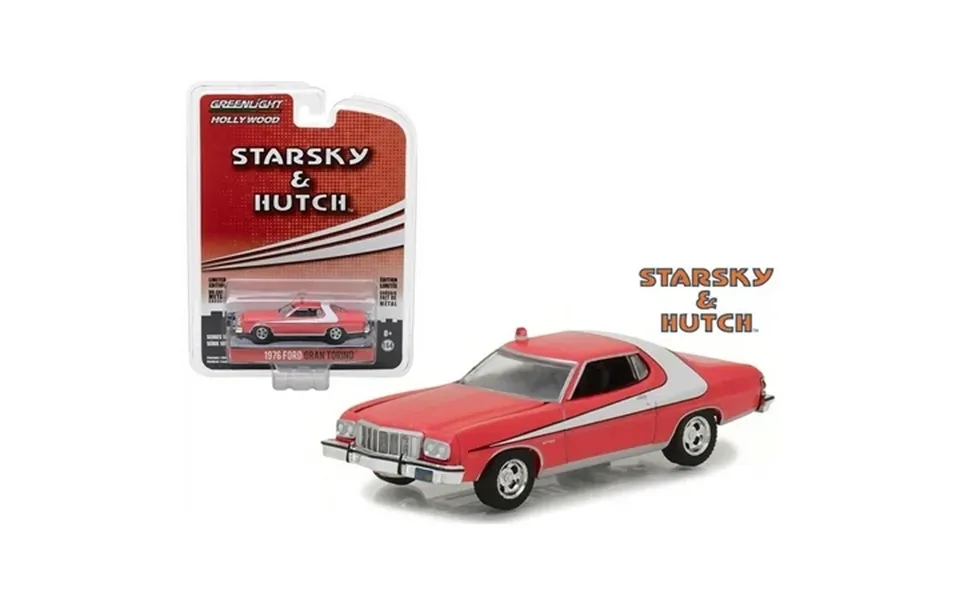 1976 Ford Gran Torino Starsky And Hutch 1975-1979 Tv Series Hollywood Series 18 1 64 Diecast Model Car By Greenlight