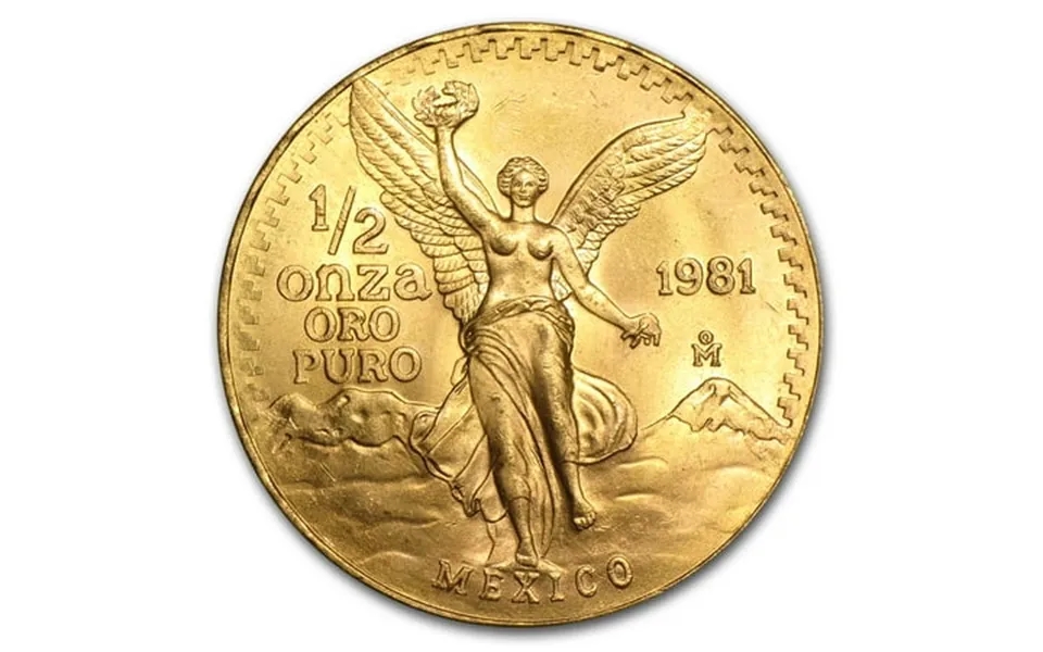 1981 Mexico 1 2 Oz Gold Libertad Bu