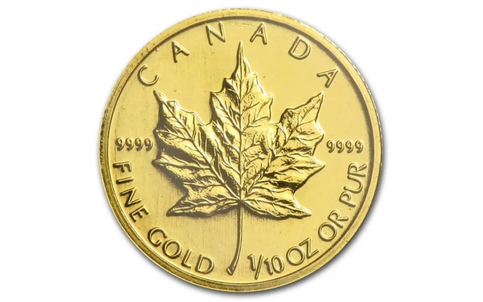 1998 Canada 1 10 Oz Gold Maple Leaf Bu