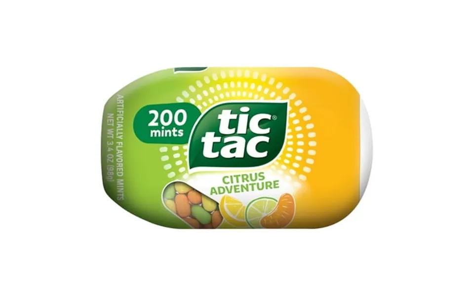 1pak Tic Tac Citrus Adventure Mints On The Go Mints Bottle Pack