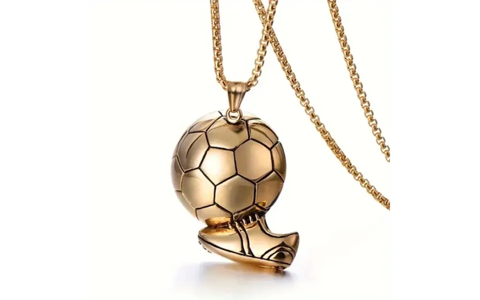 1pc Football Sports Alloy Pendant Necklace Fashion Simple Domineering Sports Men’s Sweates Chain