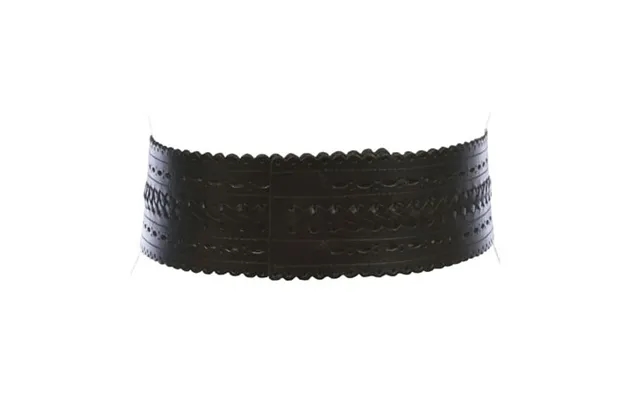 2 7 8 72mm Wide High Waist Perforated Braided Leather Belt product image