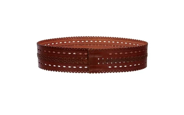 2 7 8 72mm Wide High Waist Perforated Braided Leather Belt product image