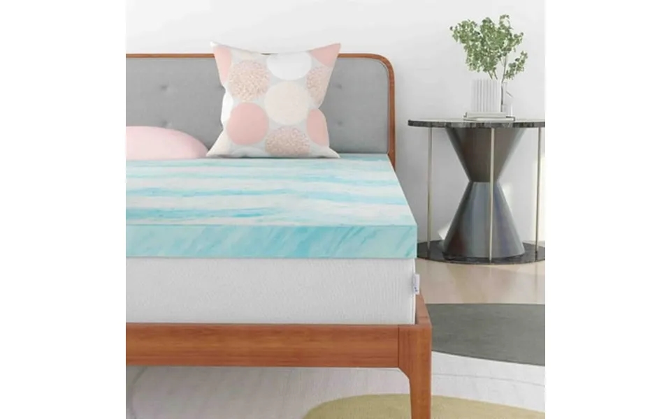 2 Inch Gel Memory Foam Mattress Topper Ventilated Foam Bed Topper Comfort Body Support & Pressure Relief Certipur-us Cer