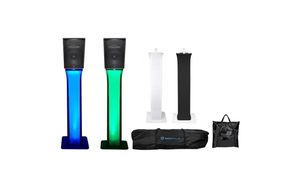 2 Jbl Jrx215 2000 Watt 15 Dj Speakers Totem Style Speaker Stands