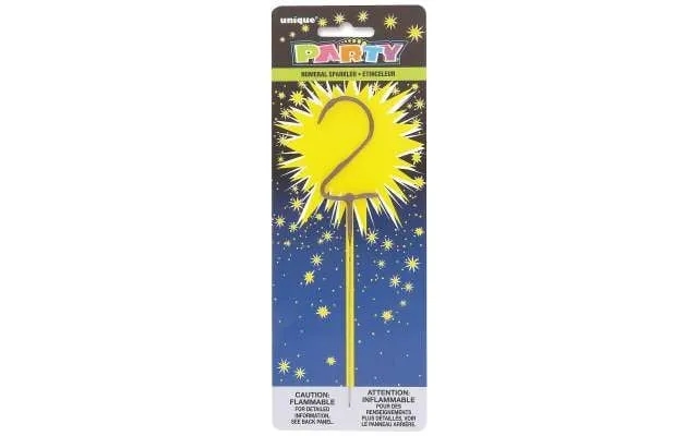 2 Numeral 7 Cake Sparkler product image