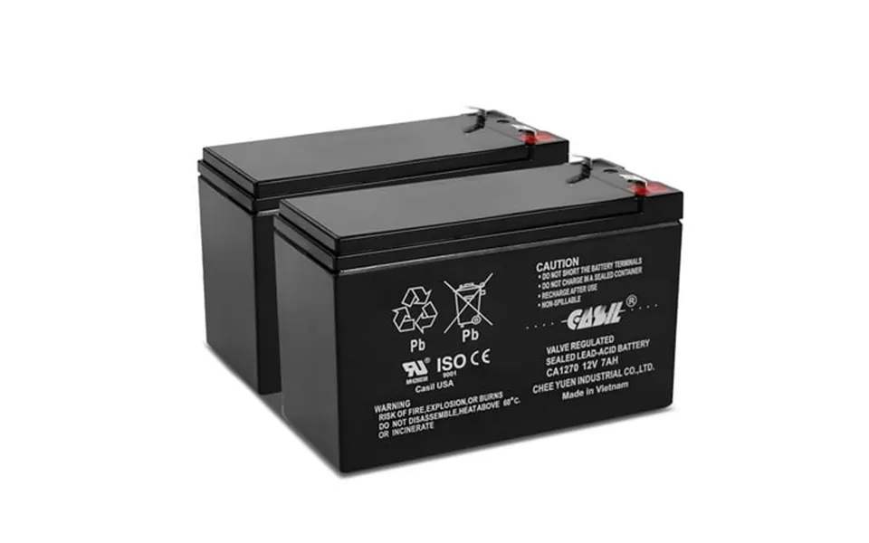 2 Pack 12v 7ah Sla Rechargeable Battery For Apc Model Bp350uc Ups