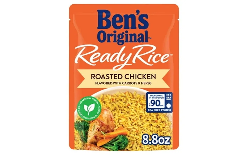 2 Pack - Ben S Original Ready Rice Roasted Chicken Flavor 8.8 Oz Package May Vary