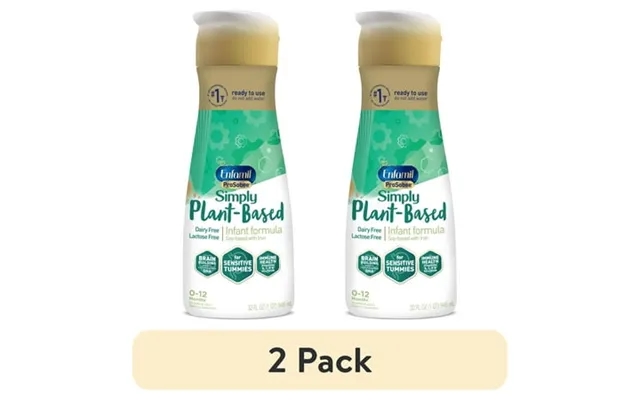 2 Pack Enfamil Prosobee Plant-based Liquid Baby Formula Dairy Free Lactose Free 32 Fl Oz Bottle product image