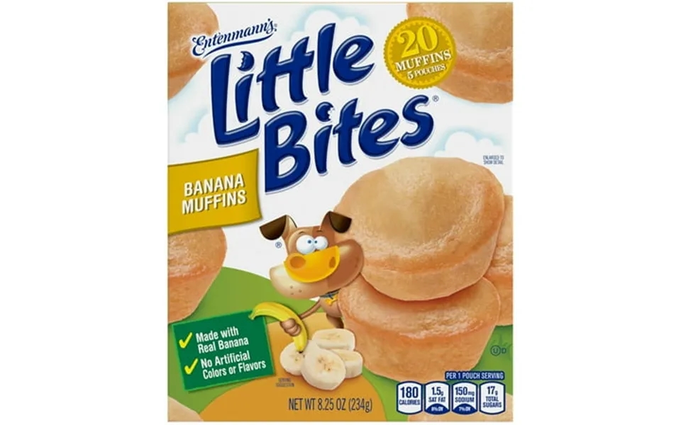 2 Pack - Entenmann S Little Bites Banana Mini Muffins