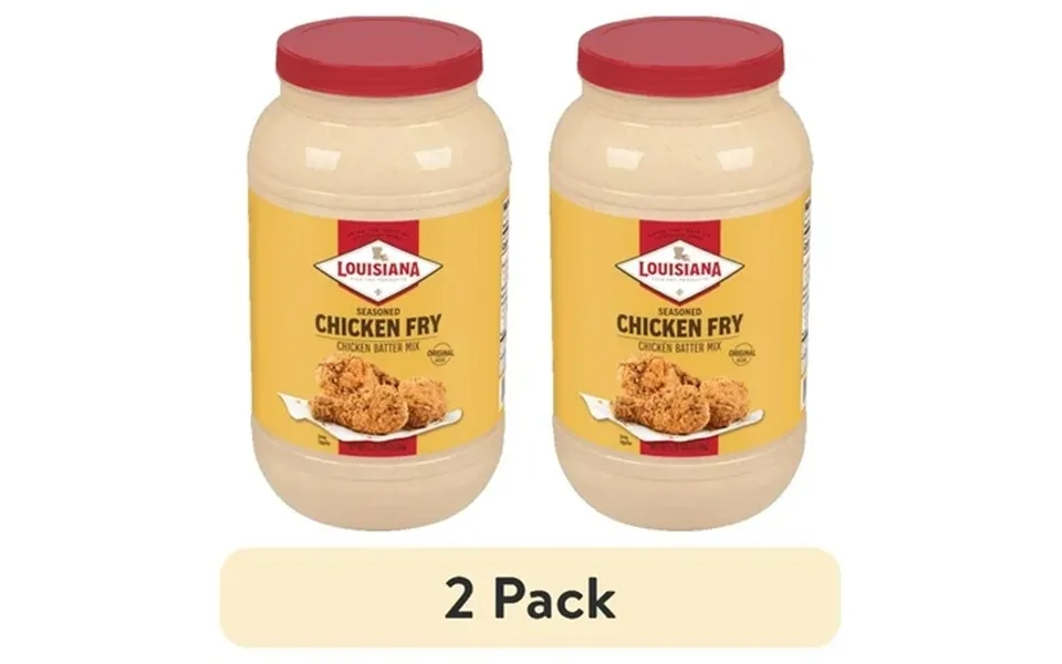 2 Pack Louisiana Fish Fry Products Seasoned Crispy Chicken Fry Chicken Batter Mix 5