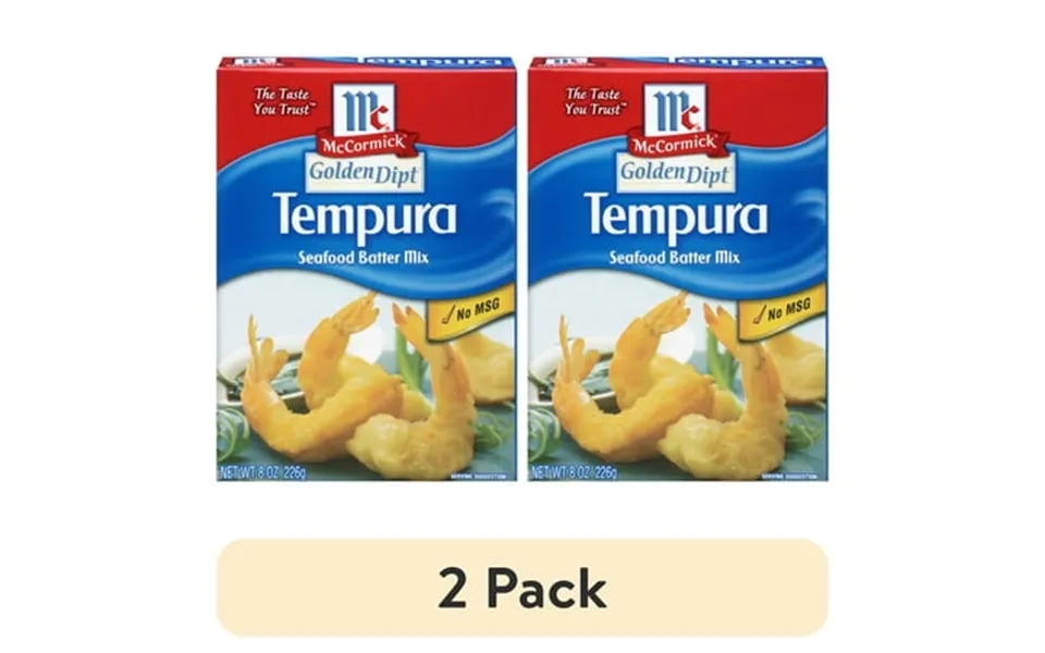 2 Pack Mccormick Golden Dipt Tempura Seafood Batter Mix 8 Oz Box