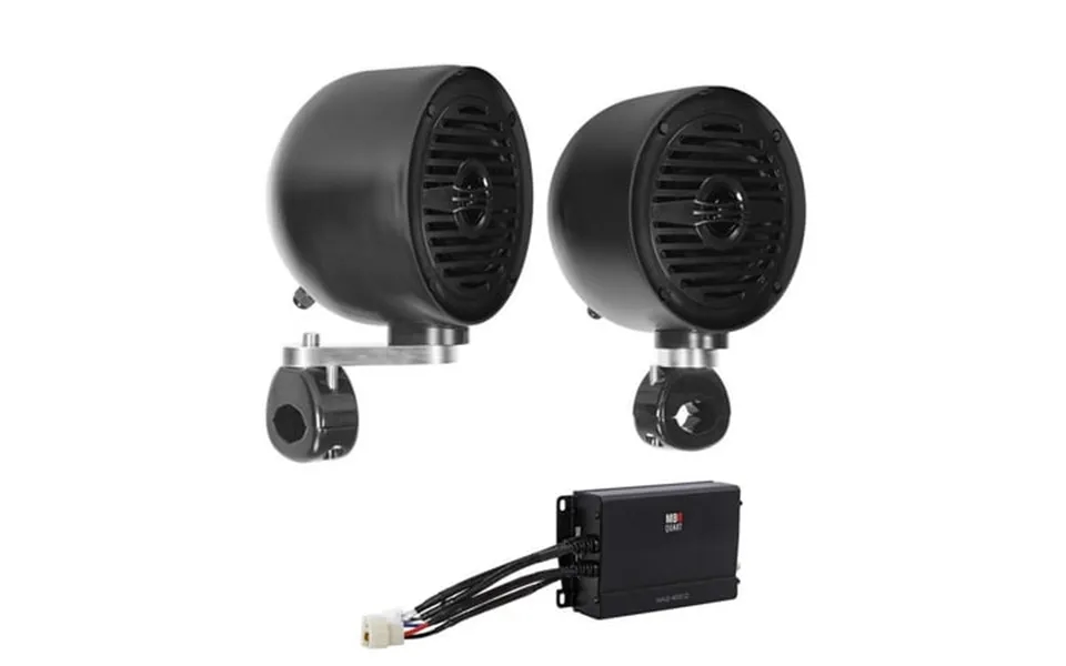 2 Rockville 4 200w Rollbar Roll Cage Tower Speakers Amplifier For Atv Utv Cart