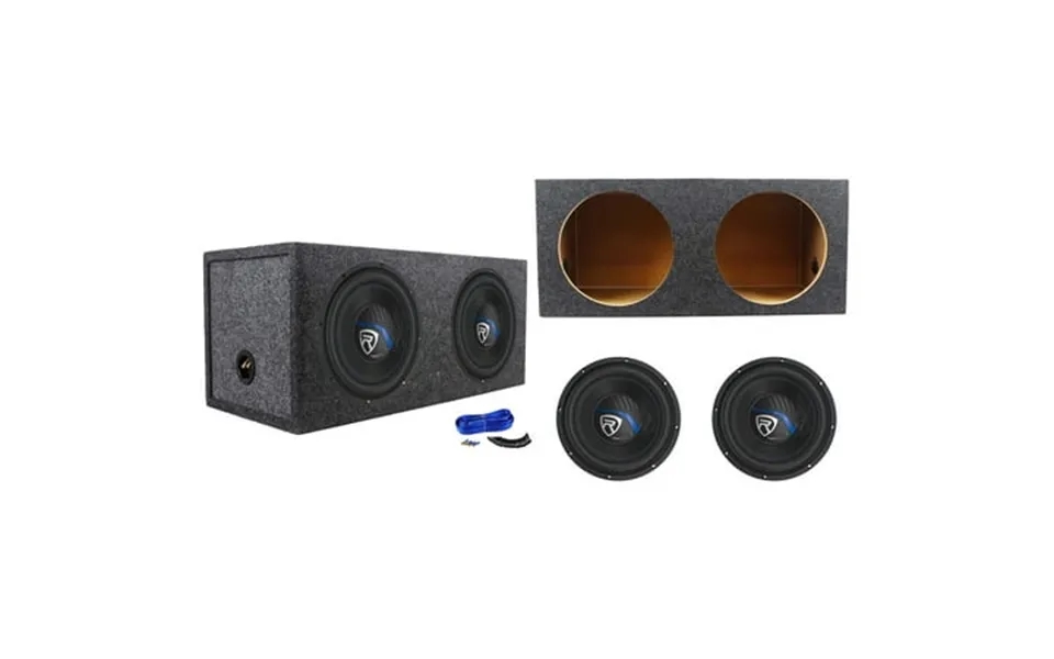 2 Rockville K5 W12k5s2 12 1400 Watt Car Subwoofers Sealed Sub Box Enclosure