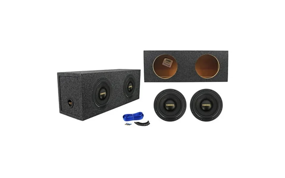 2 Rockville Punisher 10d2 10 4800w Competition Car Subwoofers Sealed Sub Box