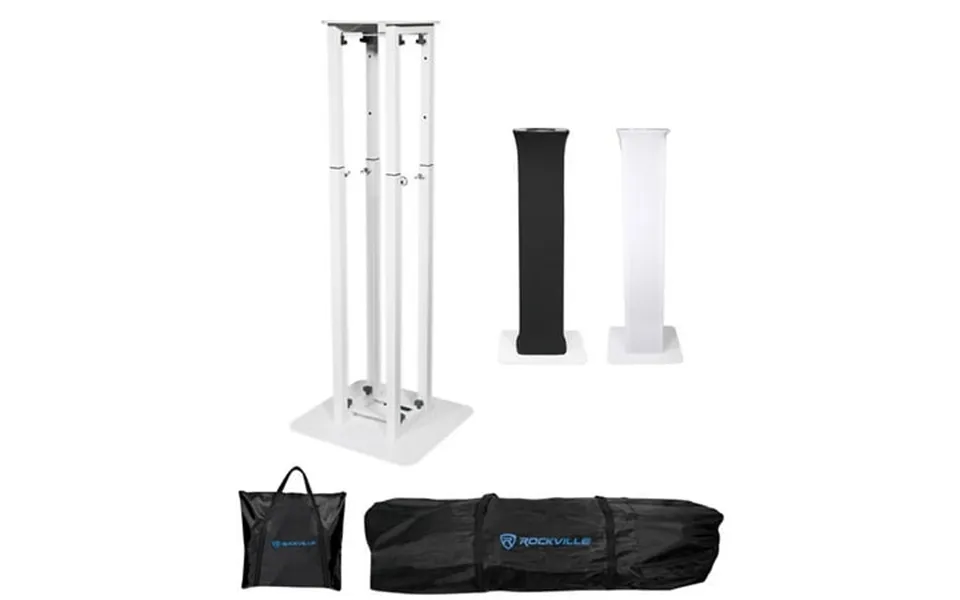 2 Totem Stands Black And White Scrims For 2 American Dj Inno Pro Lights