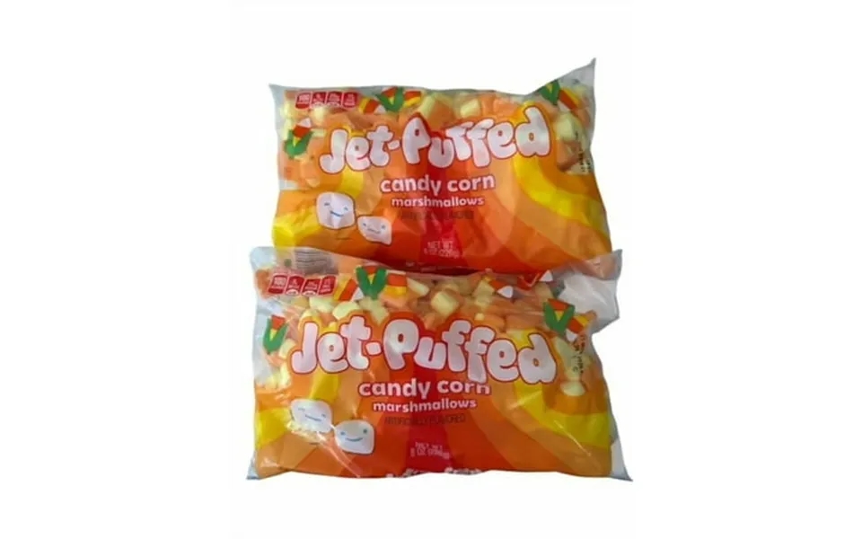 2 X Jet-puffed Candy Corn Shaped Halloween Fall Marshmallows