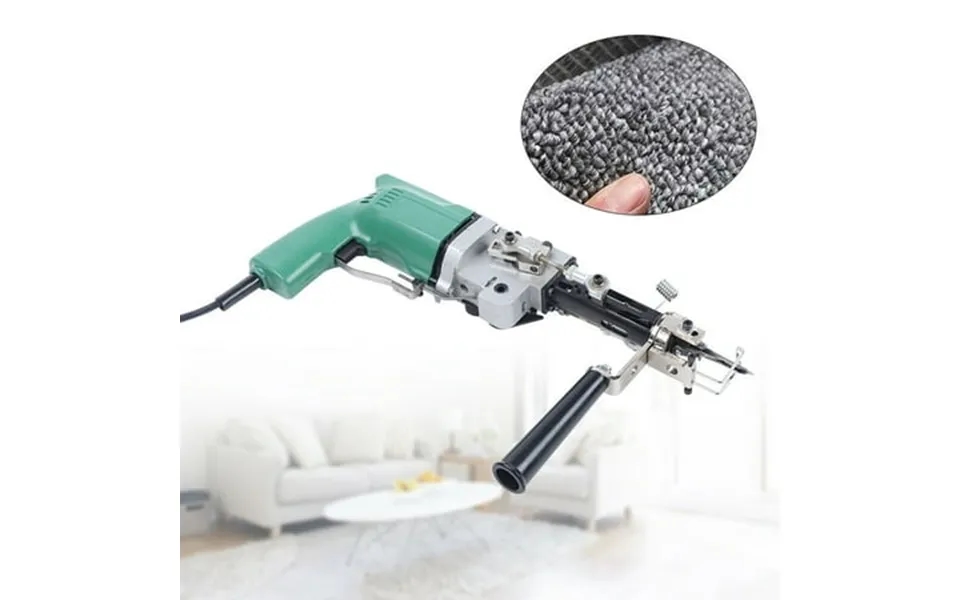 2-in-1 Electric Carpet Tufting Gun Carpet Machine Loop Pile Cut Pile 9-18mm 110v