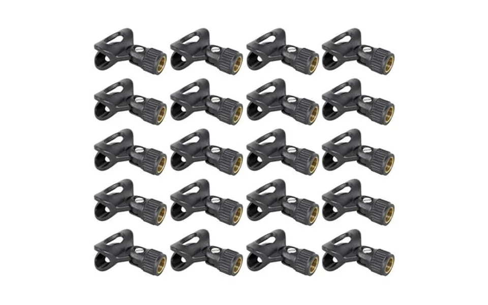 20 Rockville Universal Microphone Clip Clips For Wired Mic Such As Sm57 Sm58 Etc