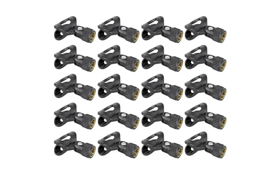 20 Rockville Universal Microphone Clip Clips For Wired Mic Such As Sm57 Sm58 Etc