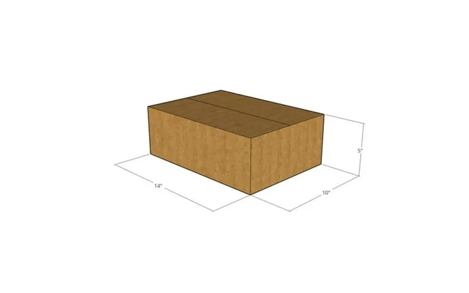 200 New Corrugated Boxes - 14x10x5