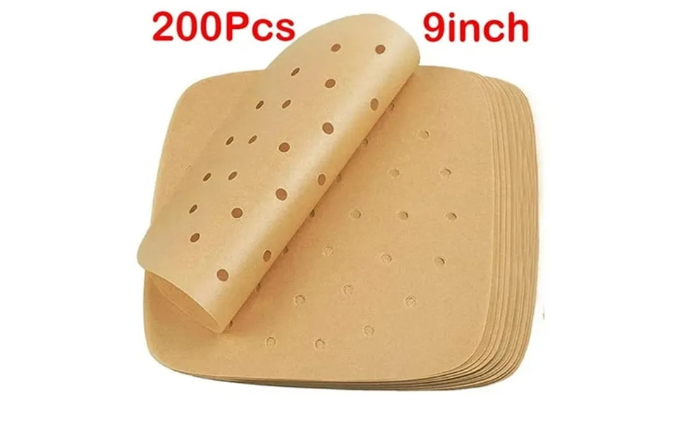 200 Pcs Air Fryer Parchment Air Fryer Liners 6.5 -9 For Air Fryer Easy Clean Up