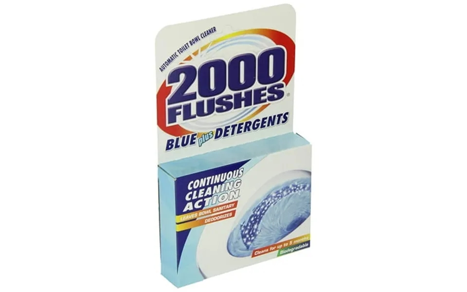 2000 Flushes 201020 Blue Plus Detergents Automatic Bathroom Toilet Bowl Cleaner