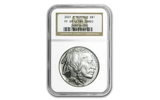 2001-p Buffalo 1 Silver Commem Pf-69 Ngc product image
