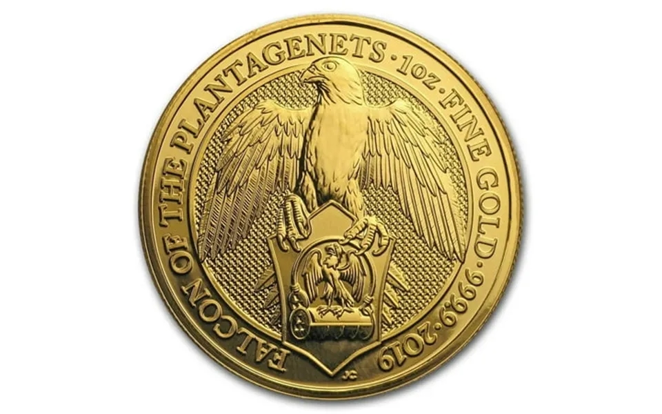 2019 Great Britain 1 Oz Gold Queen S Beasts The Falcon