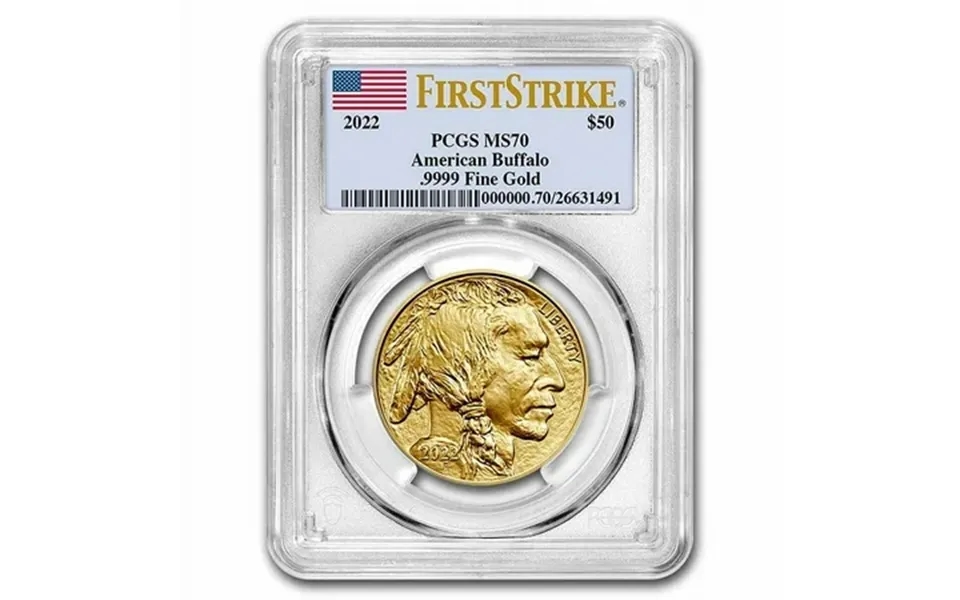 2022 1 Oz Gold Buffalo Ms-70 Pcgs Firststrike