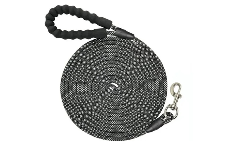 20ft Long Leash For Dogs Heavy Duty Reflective Long Dog Leash With Swivel Hook And Comfortable Padded Handle For Large M