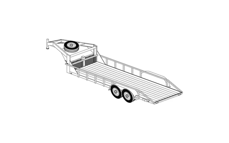 2220 - 6 6 X 20 Tandem Axle 12k Gooseneck Lowboy Trailer Diy Master Plan
