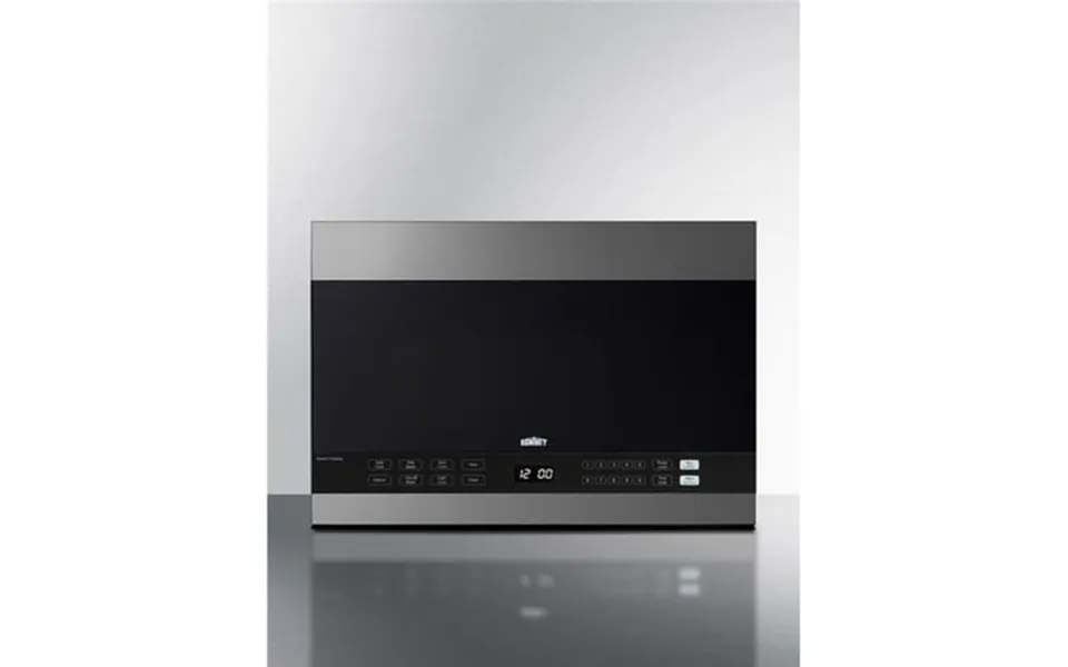 24 In. Wide Over-the-range Microwave Black & Stainless Steel