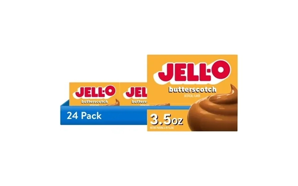 24 Pack Jell-o Cook & Serve Butterscotch Pudding & Pie Filling Mix 3