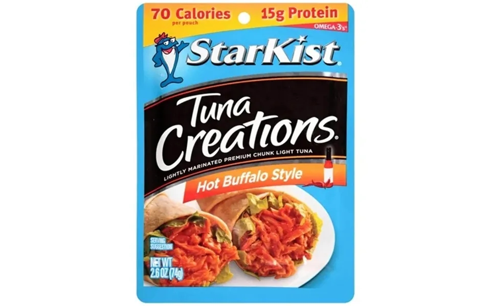 24 Pack Starkist Tuna Creations Bold Hot Buffalo Style - 2.6 Oz Pouch