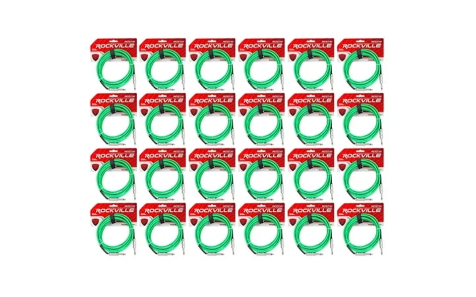 24 Rockville Rcgt10g 10 1 4 Ts To 1 4 Ts Guitar Instrument Cable