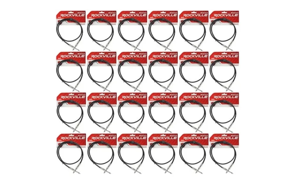 24 Rockville Rcgt3.0b 3 1 4 Ts To 1 4 Ts Guitar Pedal Board Instrument Cable