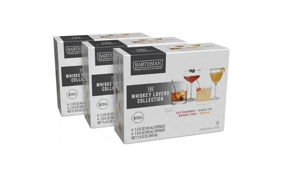 24-pack Whiskey Lovers Mixer Capsules For Cocktail Machine Home Bar Mixology Cocktails Mix Pod Capsule Set To Use With T