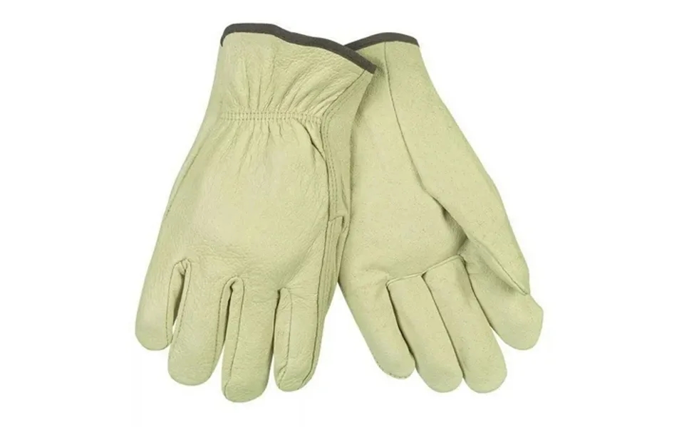 24-piece Unlined Pigskin Driver Gloves - X-large Cream