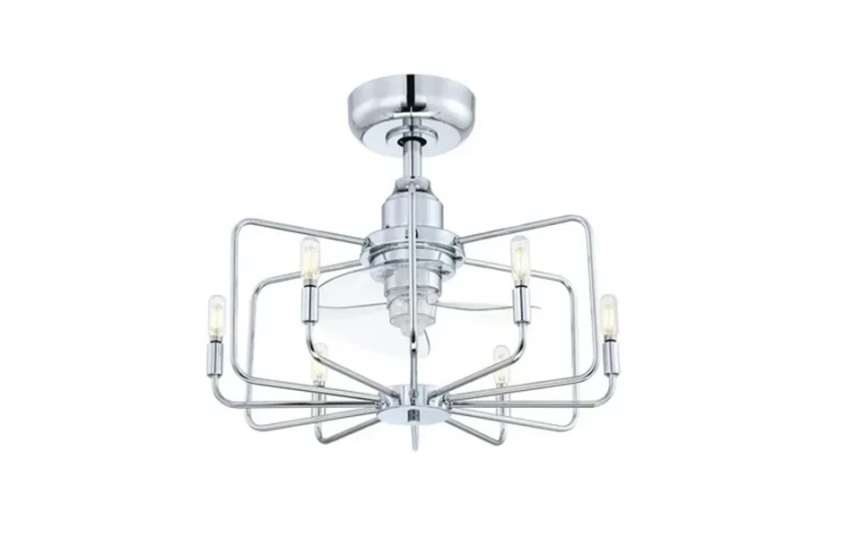 24w 6 Led Fandelier-18.89 Inches Tall And 22 Inches Wide-chrome Finish Bailey Street Home 103-bel-5042635
