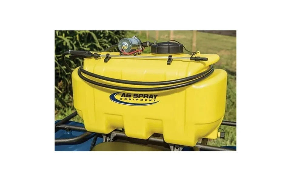 25 Gallon Silver Sprayer 2.2 Gpm Shflo 12v Pump Economy Handgun With Adjustable Nozzle 15’ Hose Lawn & Garden Atv Utv Sp