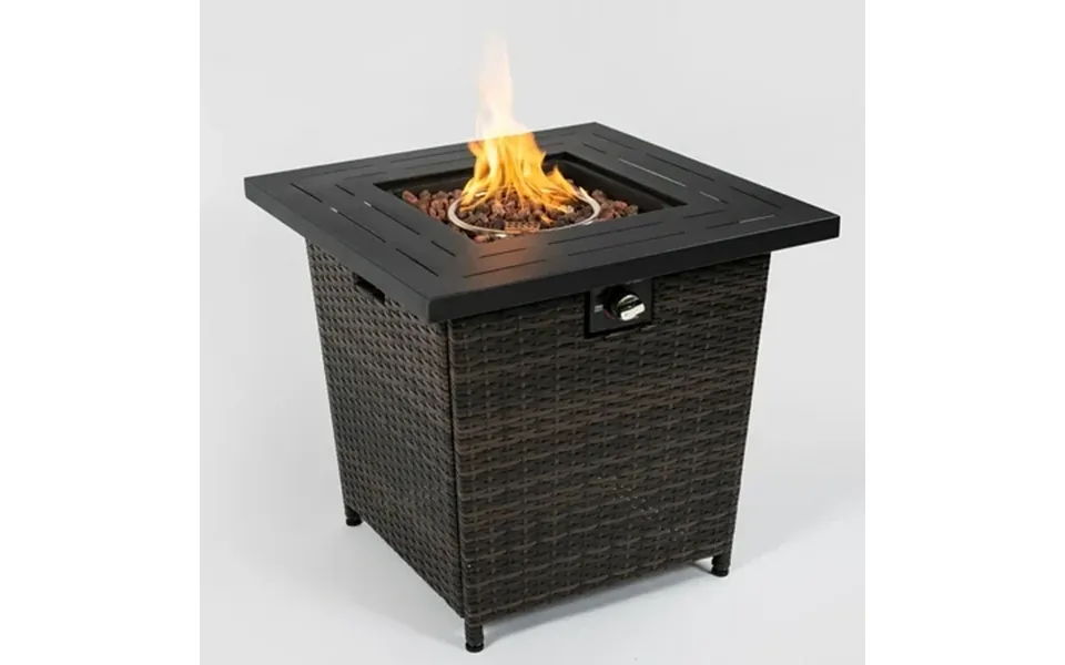 27 Inch Gas Fire Pit Table Syngar 2-in-1 40 000 Btu Propane Gas Fire Pit Table Outdoor Table With Fire Pit Propane Fire