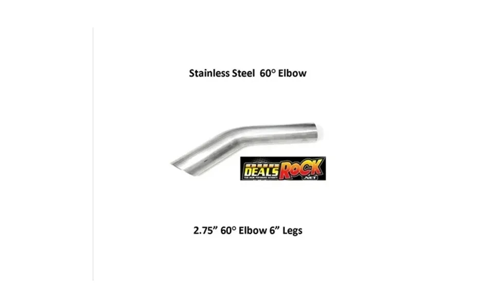 27560 Stainless Steel 60 Degree Elbow Brand New 2.75 6 Legs